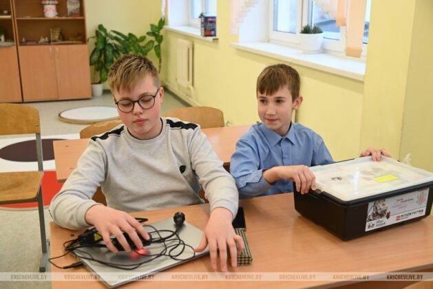 Турнир по робототехнике впервые прошел в Кричеве