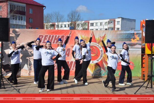 Кричеве прошло открытие акции «С песней к Победе»