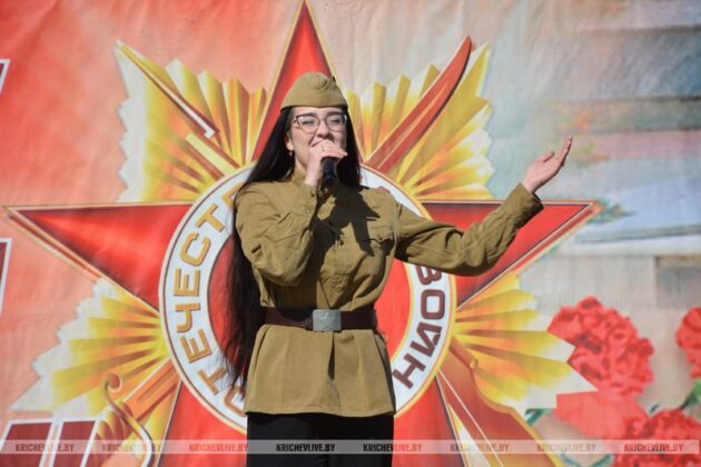Кричеве прошло открытие акции «С песней к Победе»