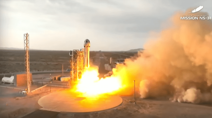 Корабль New Shepard с женским экипажем побывал в космосе