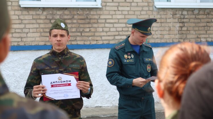 В Кричеве прошел слет юных спасателей-пожарных: узнали, кто стал лучшим