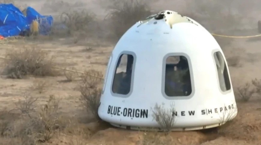Корабль New Shepard с женским экипажем побывал в космосе