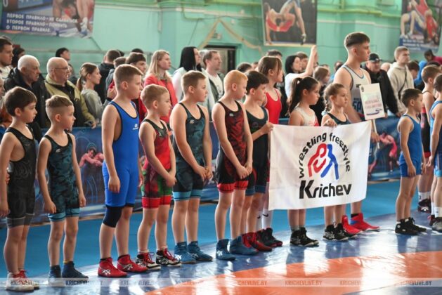 800 участников, 50 команд: в Кричеве стартовал республиканский турнир по вольной борьбе
