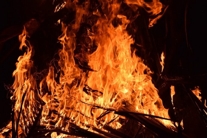 В Кричевском районе произошел пожар в частном доме