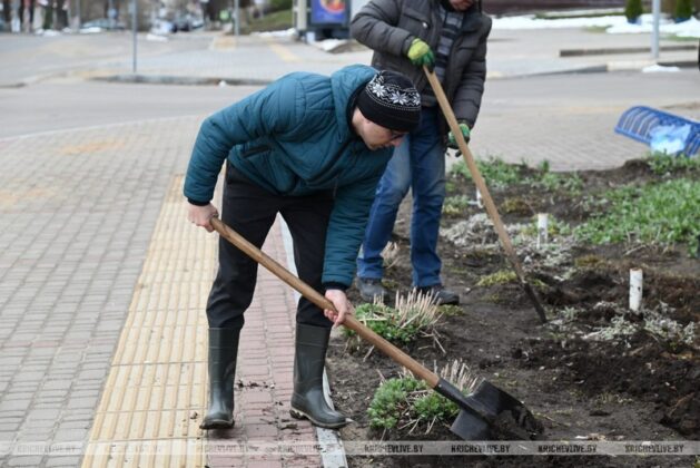 Кричевляне присоединились к республиканскому субботнику