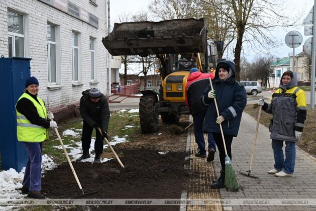 Кричевляне присоединились к республиканскому субботнику
