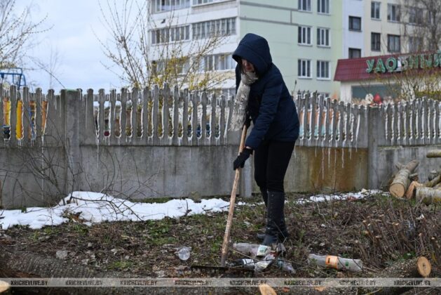 Кричевляне присоединились к республиканскому субботнику