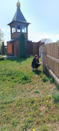 Активисты БРСМ Кричева облагородили территорию Свято-Николаевского храма
