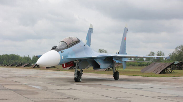 Партия самолетов Су-30СМ2 прибыла в Беларусь