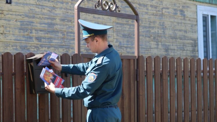 В Кричеве прошел рейд по предотвращению выжигания сухой растительности