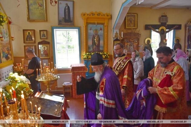 Архиепископ Могилевский и Мстиславский Сафроний посетил Кричев