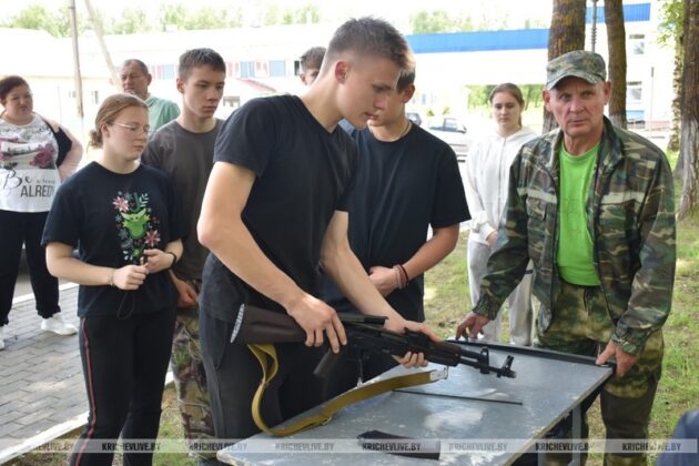 Второй день «Зарницы» стартовал в Кричеве