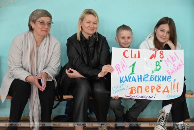 7 молодых семей Кричева сражались за звание «самой спортивной»
