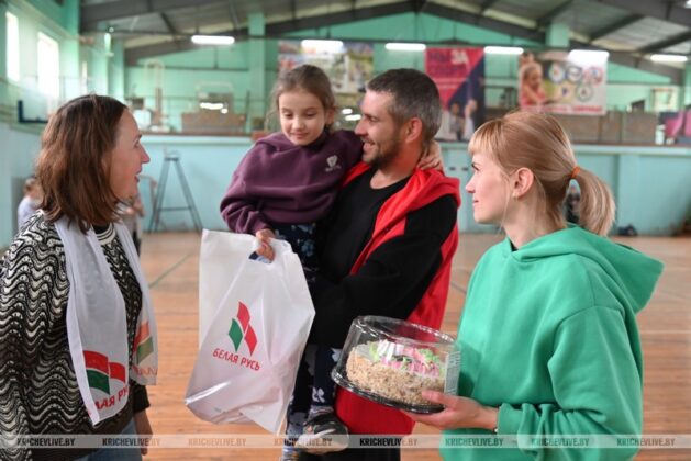 7 молодых семей Кричева сражались за звание «самой спортивной»