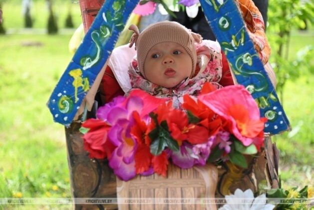 Чем удивляли кричевлян участники парада колясок
