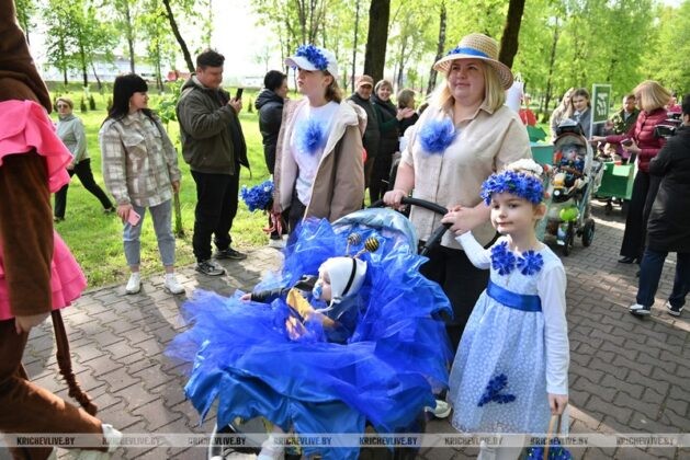 Чем удивляли кричевлян участники парада колясок