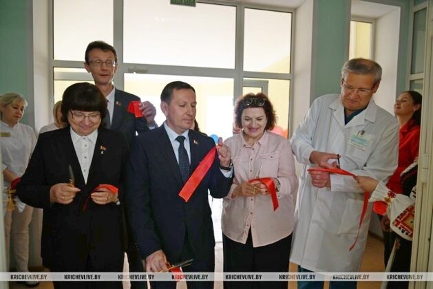 Детская игровая комната открыта в педиатрическом отделении Кричевской больницы