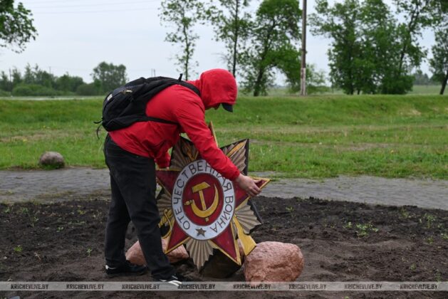 Молодежная клумба появилась в Кричеве