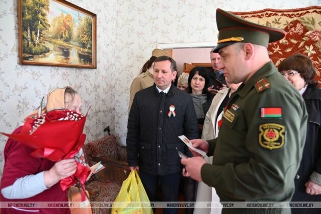 В Кричеве бывших узников концлагерей поздравили с Днем Победы 
