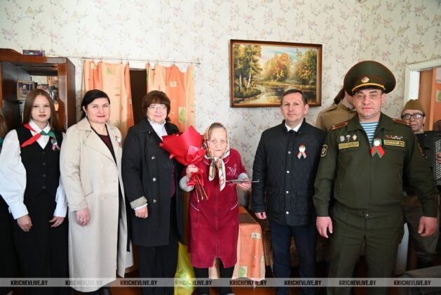 В Кричеве бывших узников концлагерей поздравили с Днем Победы 