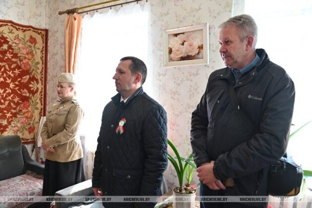 В Кричеве бывших узников концлагерей поздравили с Днем Победы 