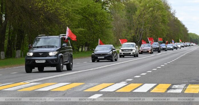 Автопробег «Спасибо, деду, за Победу!» прошел в Кричеве