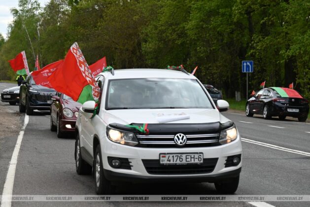 Автопробег «Спасибо, деду, за Победу!» прошел в Кричеве