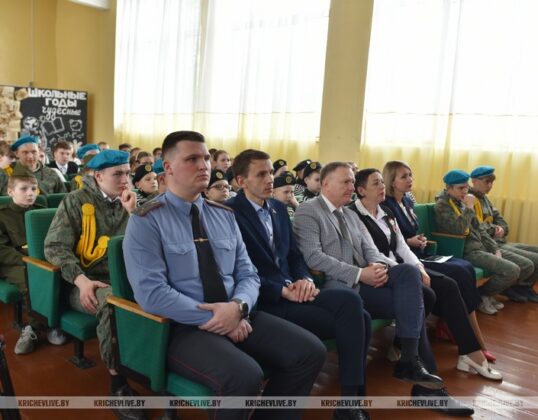 От концерта до виртуального тира: урок мужества в Кричевской СШ №1