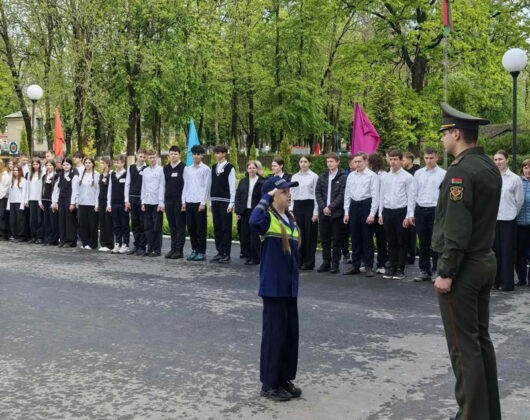 Военно-спортивные игры "Зарничка" и "Зарница" прошли в кричевской школе