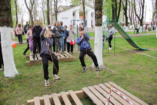 Спортивное семейное мероприятие провели в Кричеве