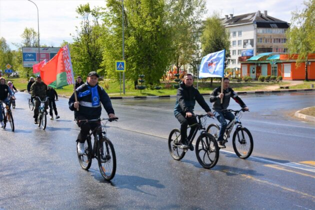 Первомай в Кричеве: велопробег как символ единства и здорового образа жизни