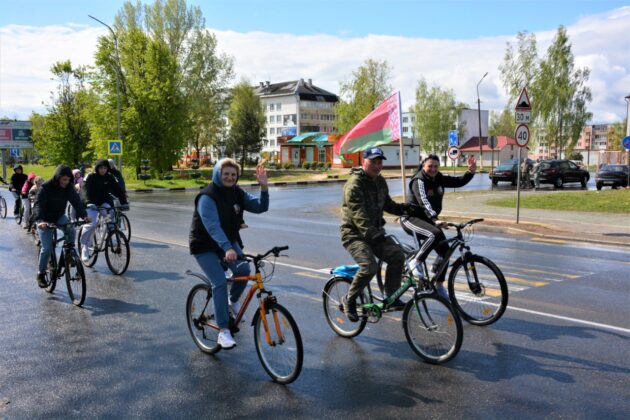 Первомай в Кричеве: велопробег как символ единства и здорового образа жизни