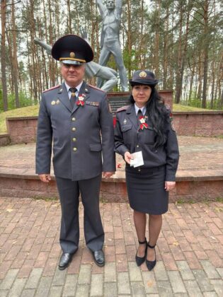 Кричевские милиционеры организовали автопробег «По местам боевой славы»