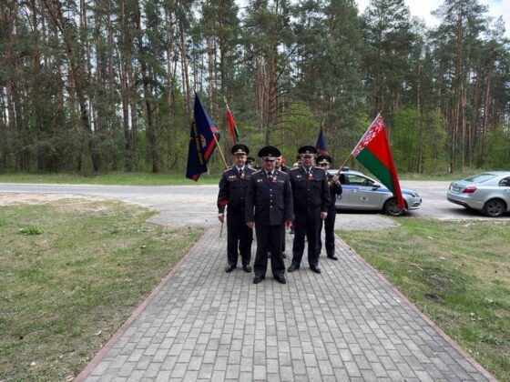 Кричевские милиционеры организовали автопробег «По местам боевой славы»