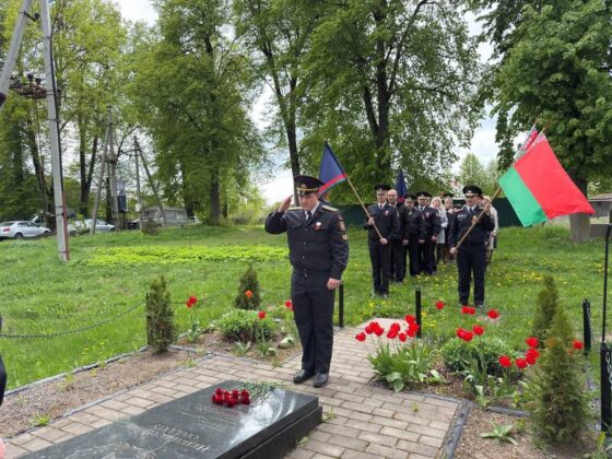 Кричевские милиционеры организовали автопробег «По местам боевой славы»