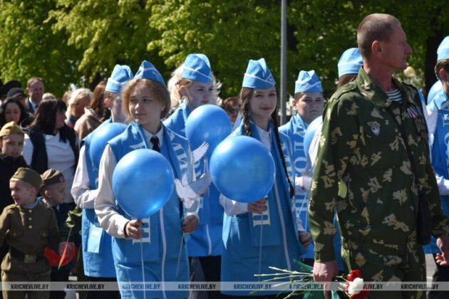 В Кричеве прошел торжественный митинг, посвященный Дню Победы