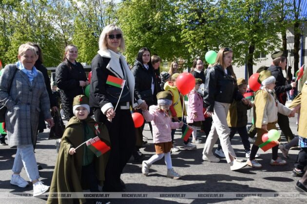 В Кричеве прошел торжественный митинг, посвященный Дню Победы