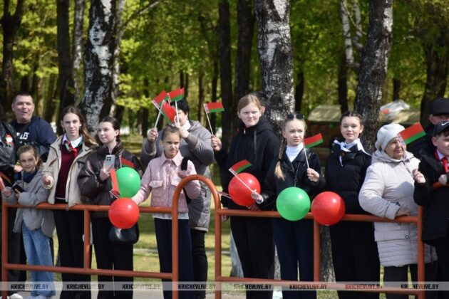 В Кричеве прошел торжественный митинг, посвященный Дню Победы