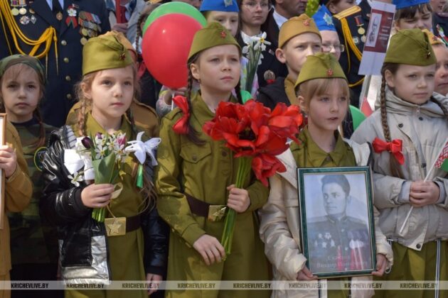 В Кричеве прошел торжественный митинг, посвященный Дню Победы