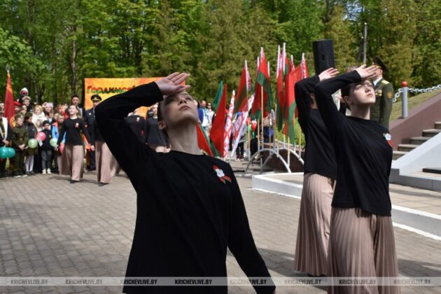 В Кричеве прошел торжественный митинг, посвященный Дню Победы