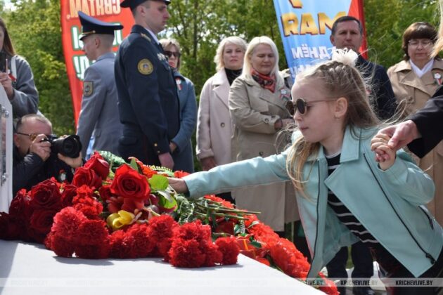В Кричеве прошел торжественный митинг, посвященный Дню Победы