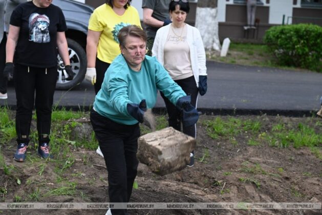 В Кричевском районе прошел субботник (фоторепортаж)
