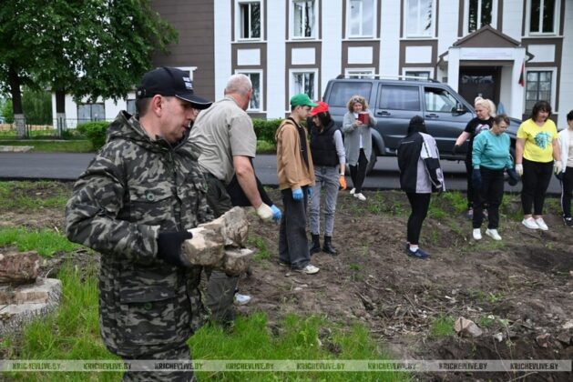 В Кричевском районе прошел субботник (фоторепортаж)