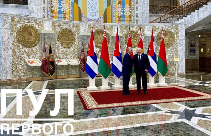 Во Дворце Независимости началась встреча президентов Беларуси и Кубы