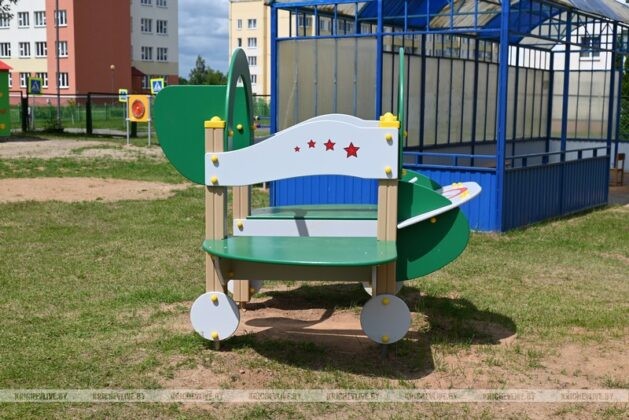 Необычная игровая площадка появилась в детском саду №19