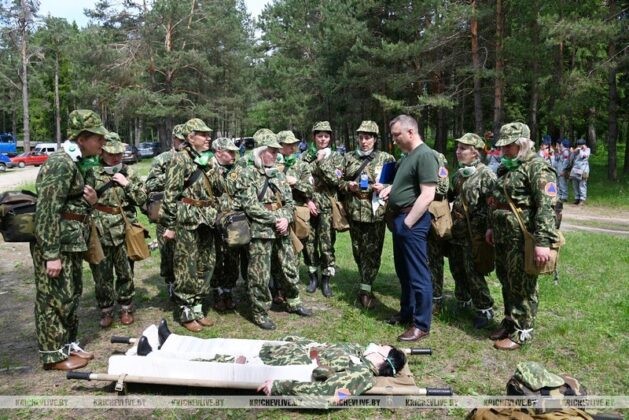 В Кричеве прошли соревнования среди гражданских формирований