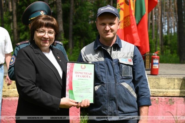 В Кричеве прошли соревнования среди гражданских формирований