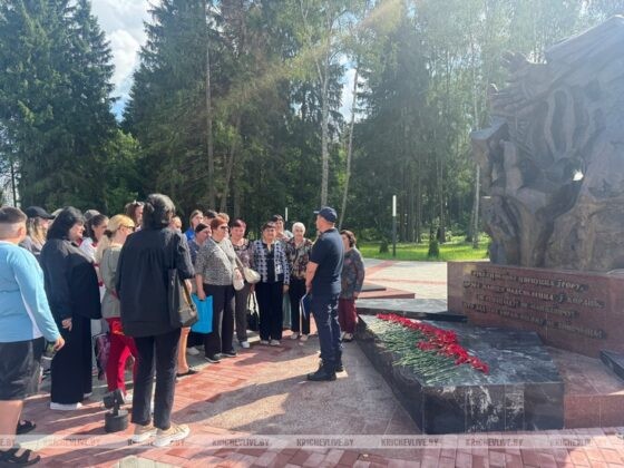 Кричевляне посетили урочище «Казимировский лес» - место массового расстрела мирных жителей во время Великой Отечественной войны