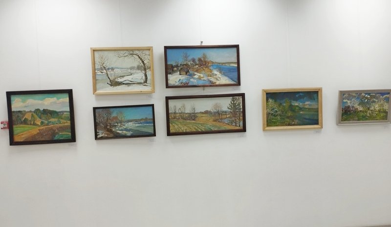 В столичной художественной галерее прошла выставка кричевского художника Сергея Масихо