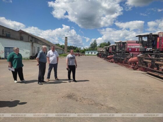 На Кричевщине прошел мониторинг готовности техники к уборочной